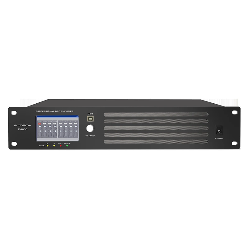 4 Ch 600W Dante DSP võrguvõimleja
