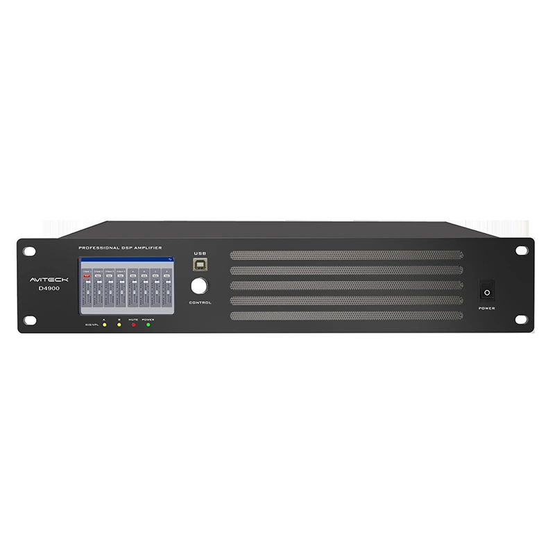 4 Ch 900W Dante DSP võrguvõimleja