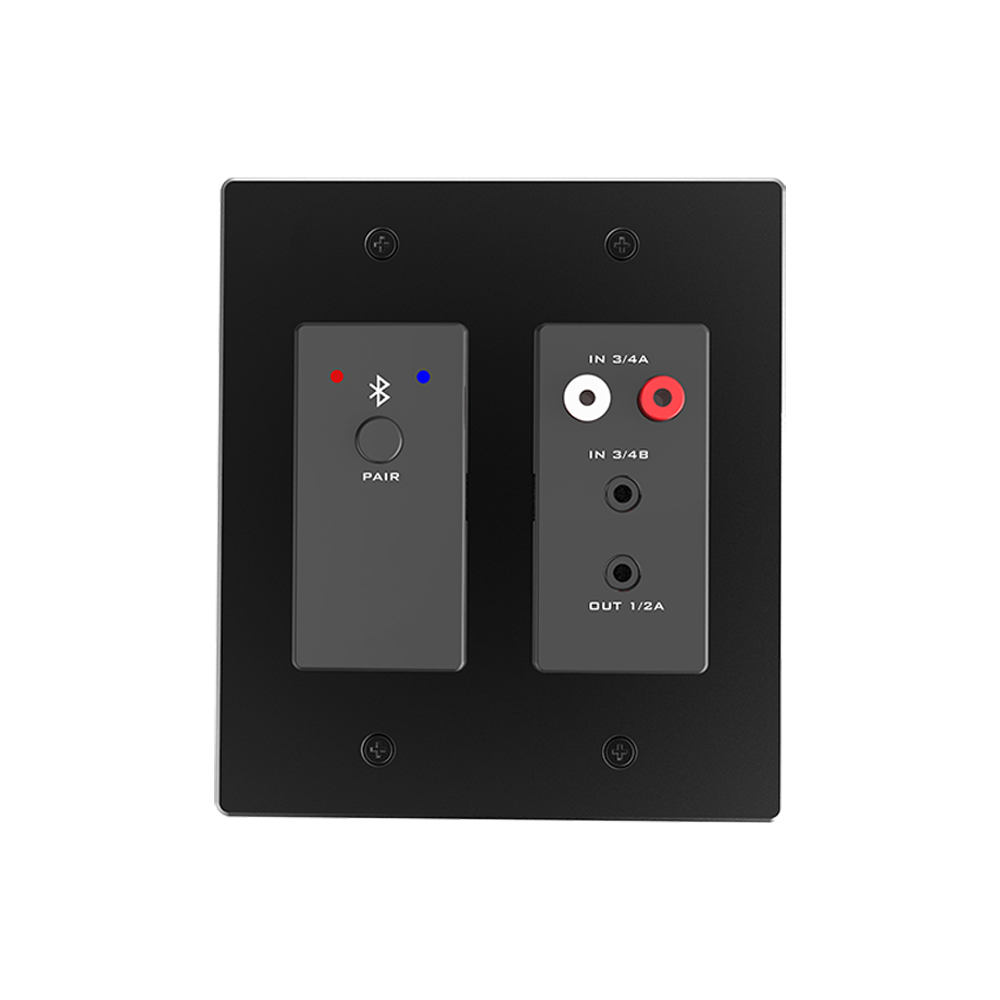 Dante 4 CH Bluetooth Wall Plate Network Audio Liides